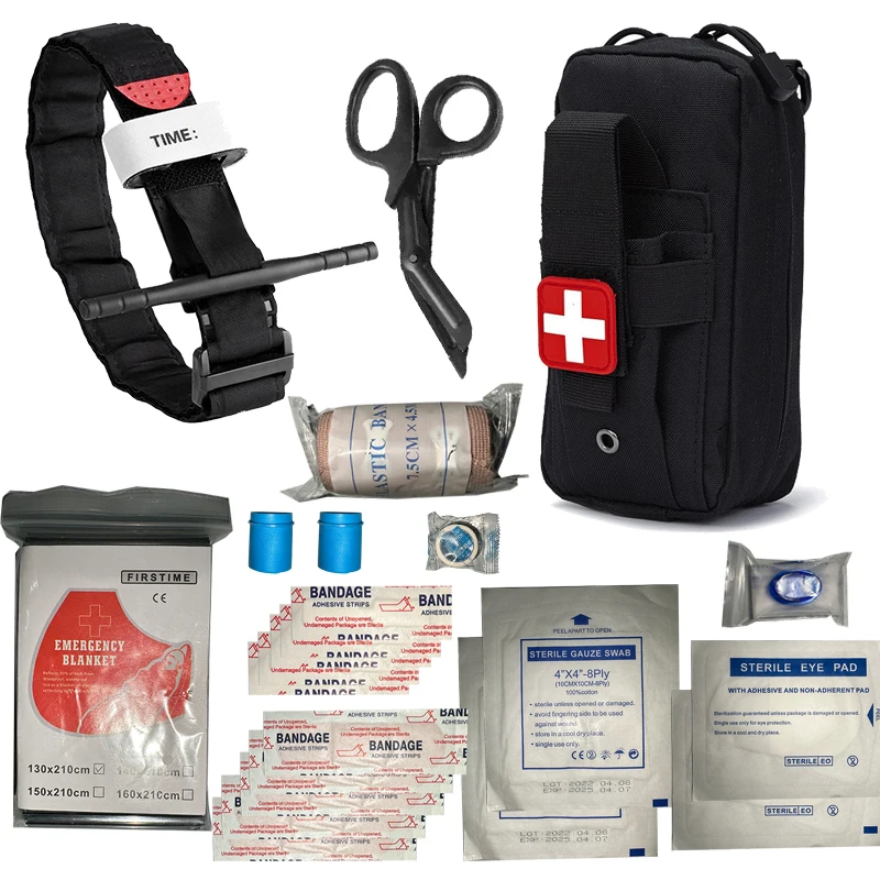 First Aid Bag Kit - IFAK Kit bertahan hidup Trauma peralatan